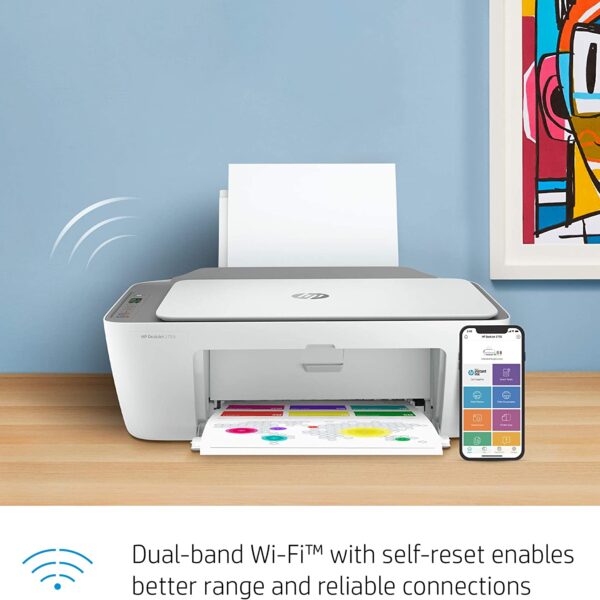 HP DeskJet 2755e Wireless All-in-One PrinterPrint, Scan and Copy ...