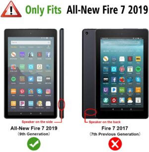 Fintie Slim Case forAmazon Fire 7 Tablet 9th Generation 3
