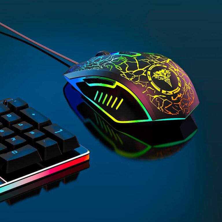 BENGOO Gaming Mouse Wired, USB Optical Computer Mice With RGB Backlit ...