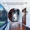 Jennov Light Bulb Security Camera - Wireless 360° Panoramic Surveillance with Motion Detection - Image 4
