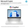 HP 14" Laptop | Intel N150, 4GB RAM, 128GB UFS – Natural Silver - Image 11