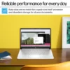 HP 14" Laptop | Intel N150, 4GB RAM, 128GB UFS – Natural Silver - Image 14