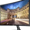 Samsung 24" Curved Monitor | 390C Series, Full HD, 60Hz, AMD FreeSync – Black​ - Image 3