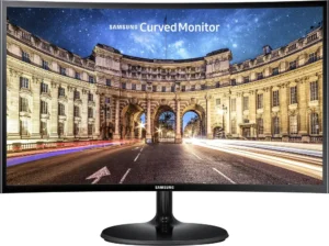 Samsung 24" Curved Monitor | 390C Series, Full HD, 60Hz, AMD FreeSync – Black​