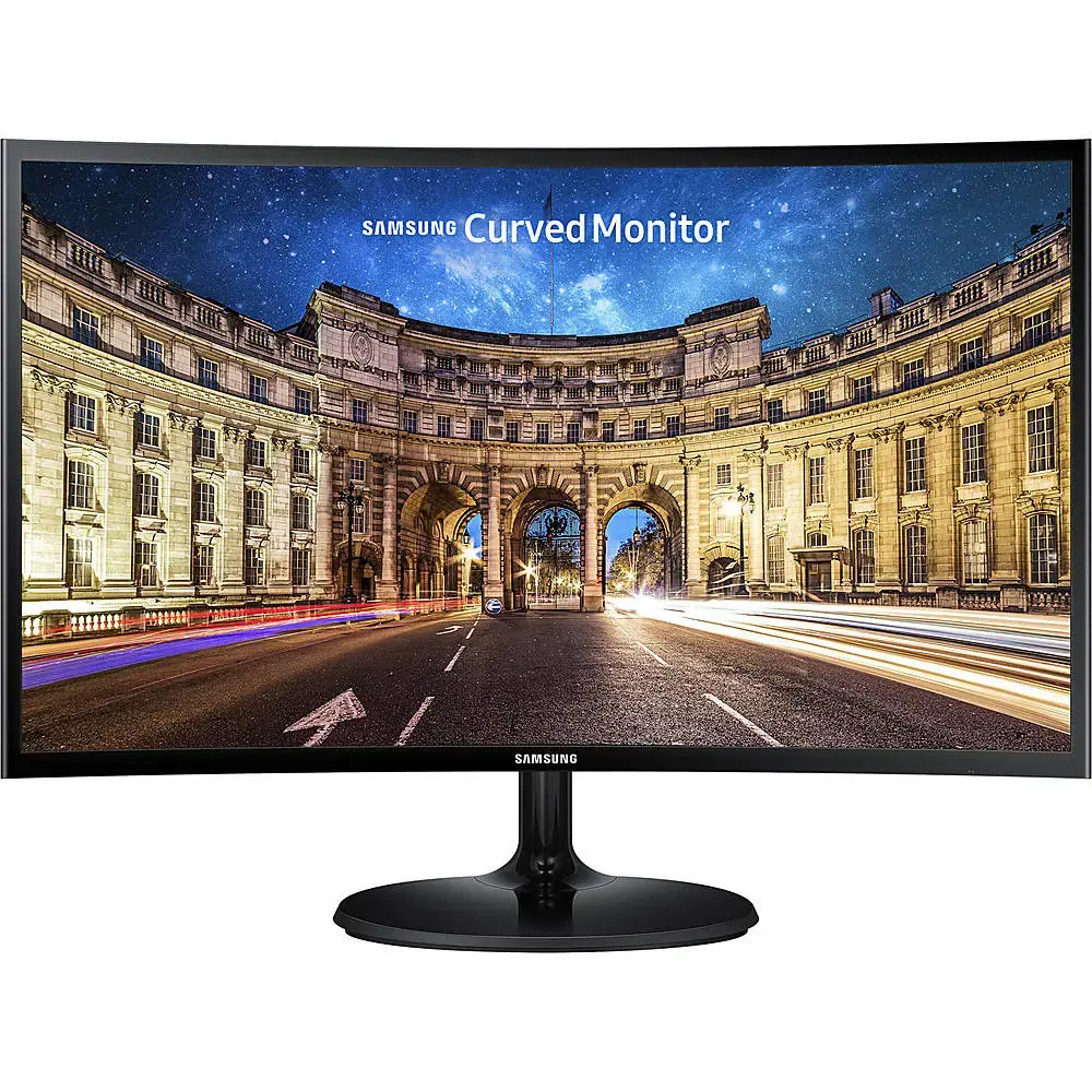 Samsung 27" Curved Monitor | CF390 Series, Full HD, 60Hz, HDMI – Black - Image 7