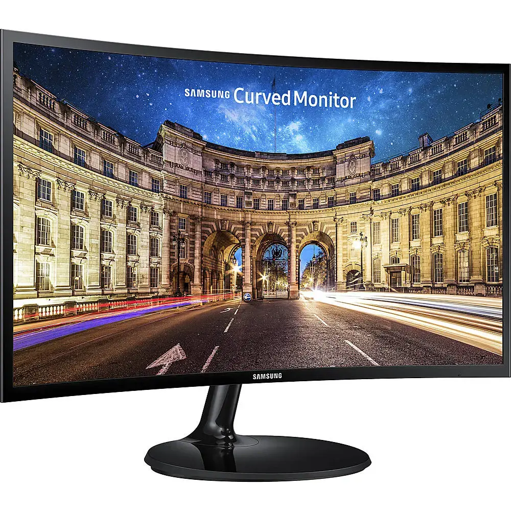 Samsung 27" Curved Monitor | CF390 Series, Full HD, 60Hz, HDMI – Black
