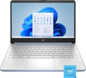 HP 14-dq6102dx 14-inch Laptop, Intel N150, 4GB RAM, 128GB UFS, Sky Blue image 1