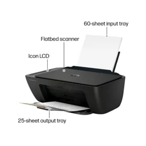 HP DeskJet 2955 Wireless All-in-One Color Inkjet Printer, Print, Copy, Scan, Black image 2